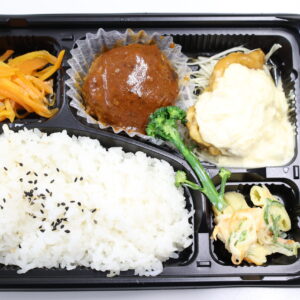 ※町内団体・スポーツ観光おおさきがご案内する大会限定※【ちよ吉】ジュニア弁当 デミハンバーグ＆チキン南蛮弁当