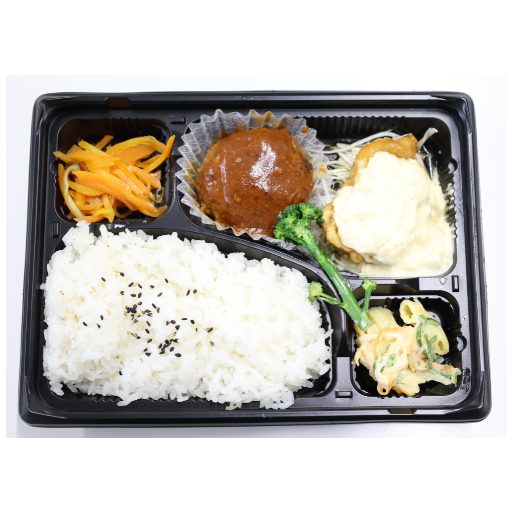 ※町内団体・スポーツ観光おおさきがご案内する大会限定※【ちよ吉】ジュニア弁当 デミハンバーグ&チキン南蛮弁当